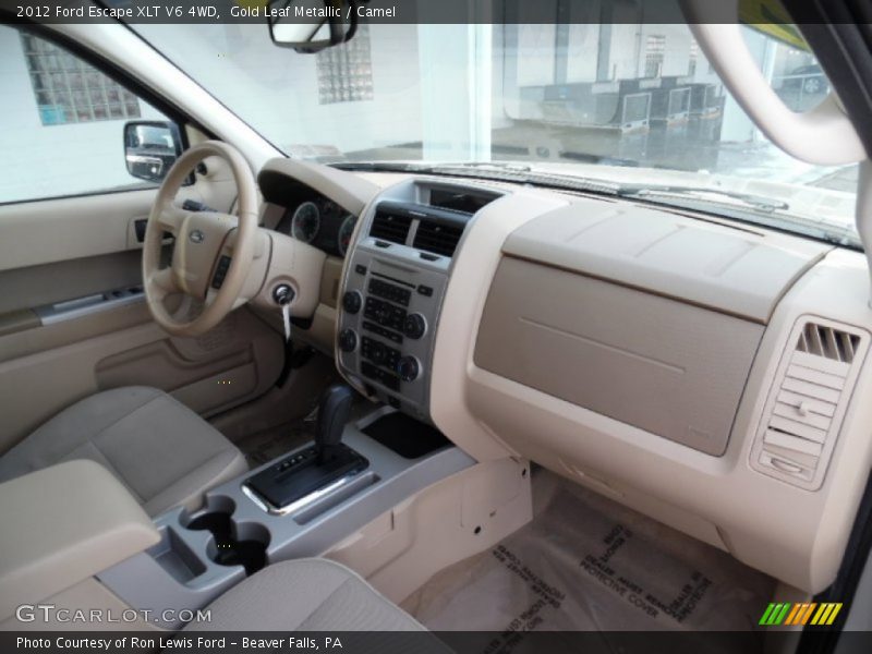 Gold Leaf Metallic / Camel 2012 Ford Escape XLT V6 4WD