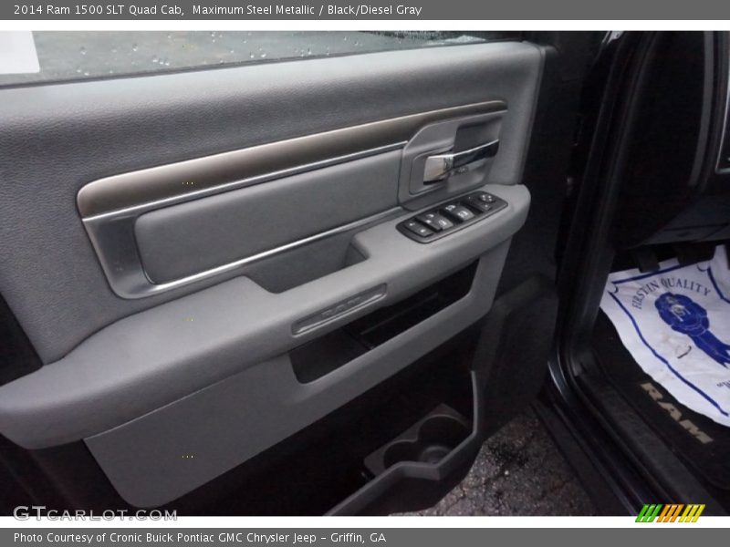 Maximum Steel Metallic / Black/Diesel Gray 2014 Ram 1500 SLT Quad Cab