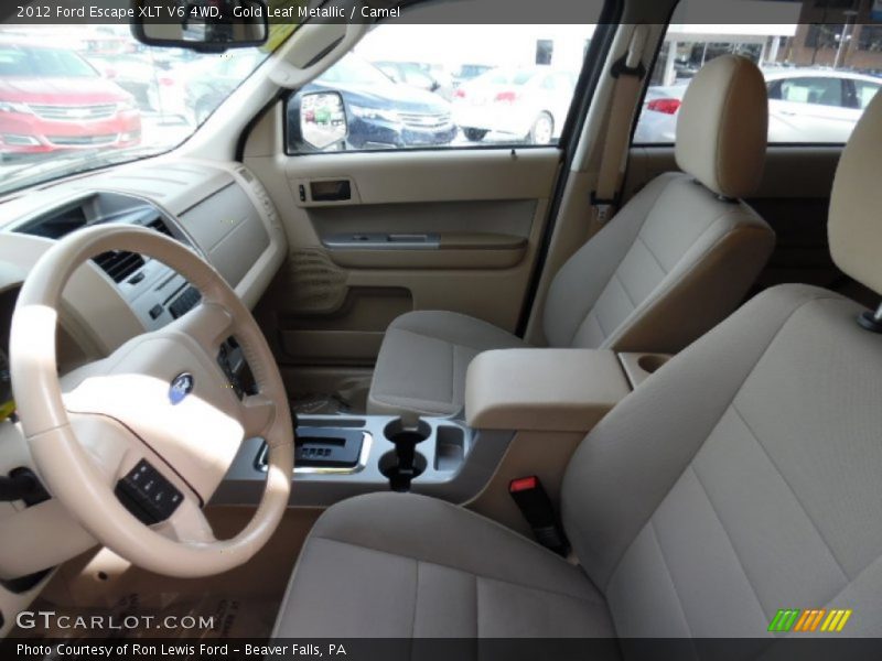 Gold Leaf Metallic / Camel 2012 Ford Escape XLT V6 4WD