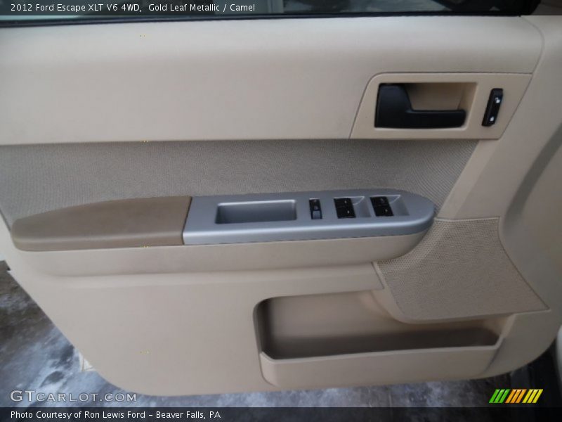 Gold Leaf Metallic / Camel 2012 Ford Escape XLT V6 4WD