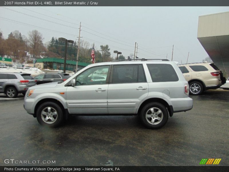 Billet Silver Metallic / Gray 2007 Honda Pilot EX-L 4WD