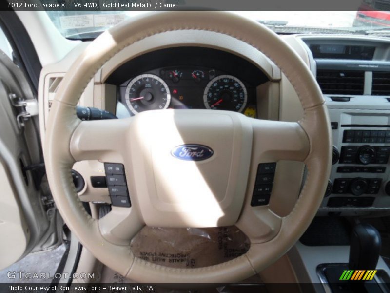 Gold Leaf Metallic / Camel 2012 Ford Escape XLT V6 4WD