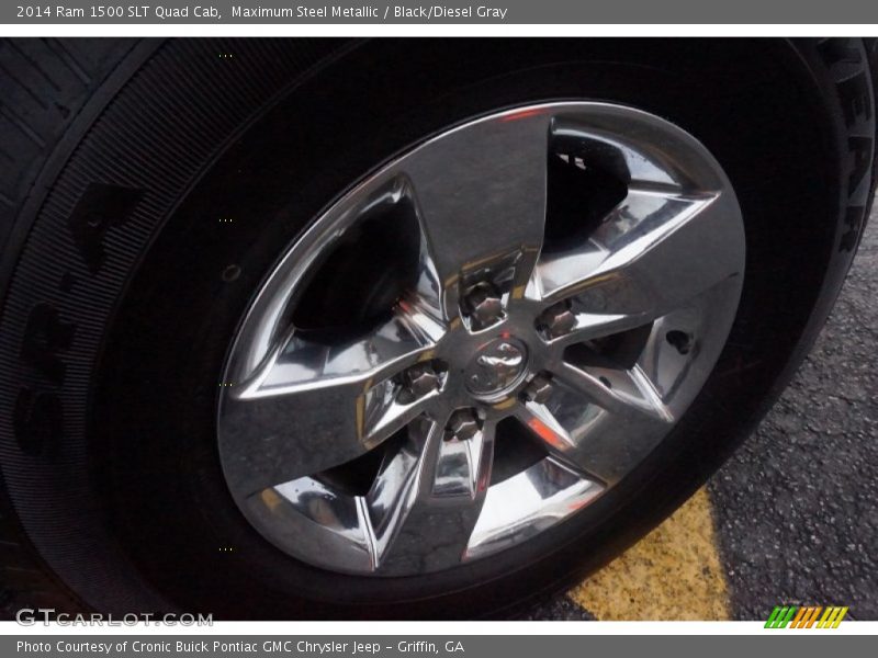Maximum Steel Metallic / Black/Diesel Gray 2014 Ram 1500 SLT Quad Cab