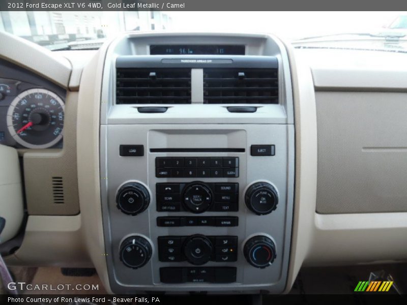 Gold Leaf Metallic / Camel 2012 Ford Escape XLT V6 4WD