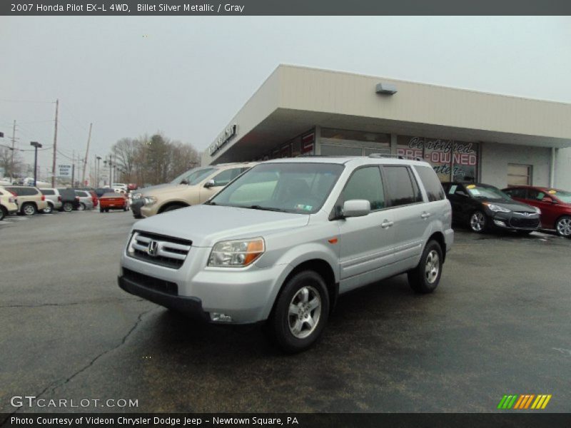 Billet Silver Metallic / Gray 2007 Honda Pilot EX-L 4WD