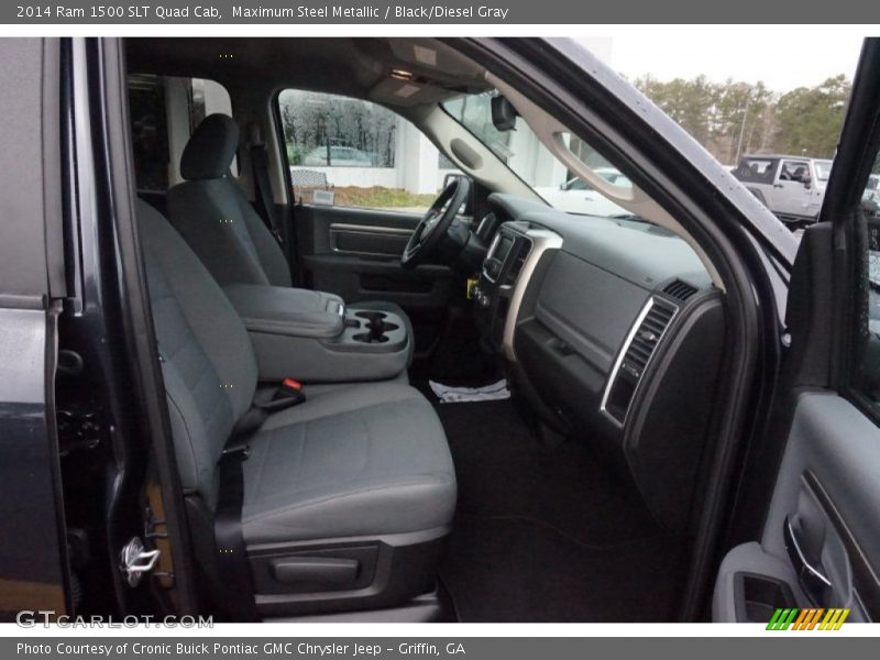 Maximum Steel Metallic / Black/Diesel Gray 2014 Ram 1500 SLT Quad Cab
