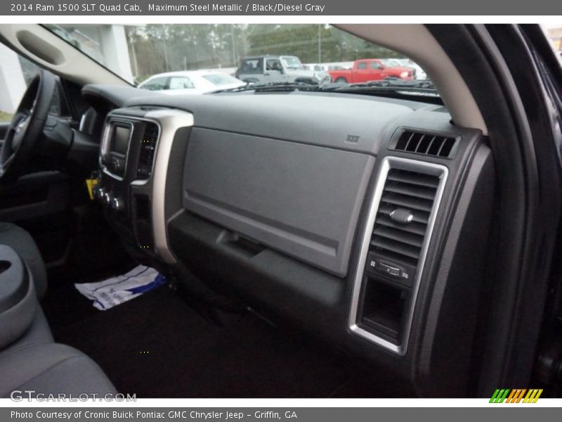 Maximum Steel Metallic / Black/Diesel Gray 2014 Ram 1500 SLT Quad Cab