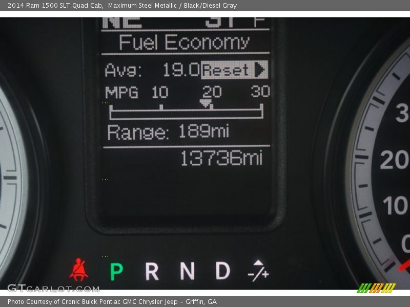 Maximum Steel Metallic / Black/Diesel Gray 2014 Ram 1500 SLT Quad Cab