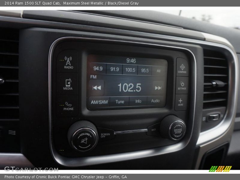 Maximum Steel Metallic / Black/Diesel Gray 2014 Ram 1500 SLT Quad Cab