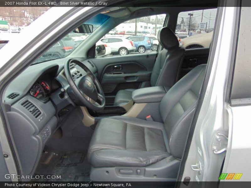Billet Silver Metallic / Gray 2007 Honda Pilot EX-L 4WD
