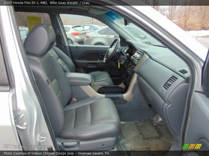 Billet Silver Metallic / Gray 2007 Honda Pilot EX-L 4WD