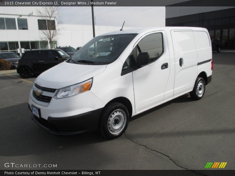 Designer White / Medium Pewter 2015 Chevrolet City Express LS