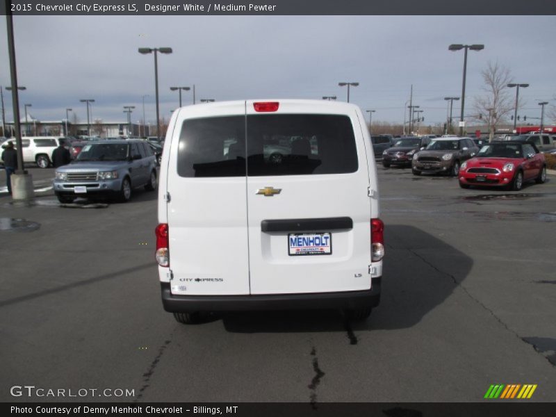 Designer White / Medium Pewter 2015 Chevrolet City Express LS