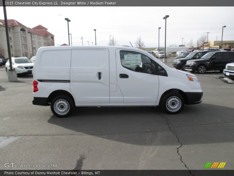Designer White / Medium Pewter 2015 Chevrolet City Express LS
