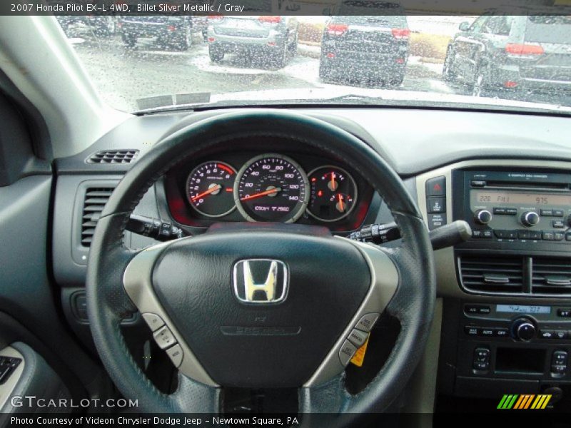Billet Silver Metallic / Gray 2007 Honda Pilot EX-L 4WD