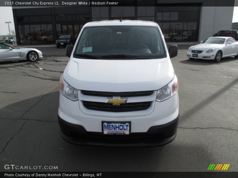 Designer White / Medium Pewter 2015 Chevrolet City Express LS