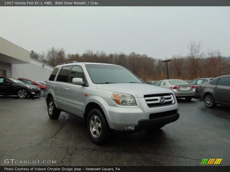Billet Silver Metallic / Gray 2007 Honda Pilot EX-L 4WD