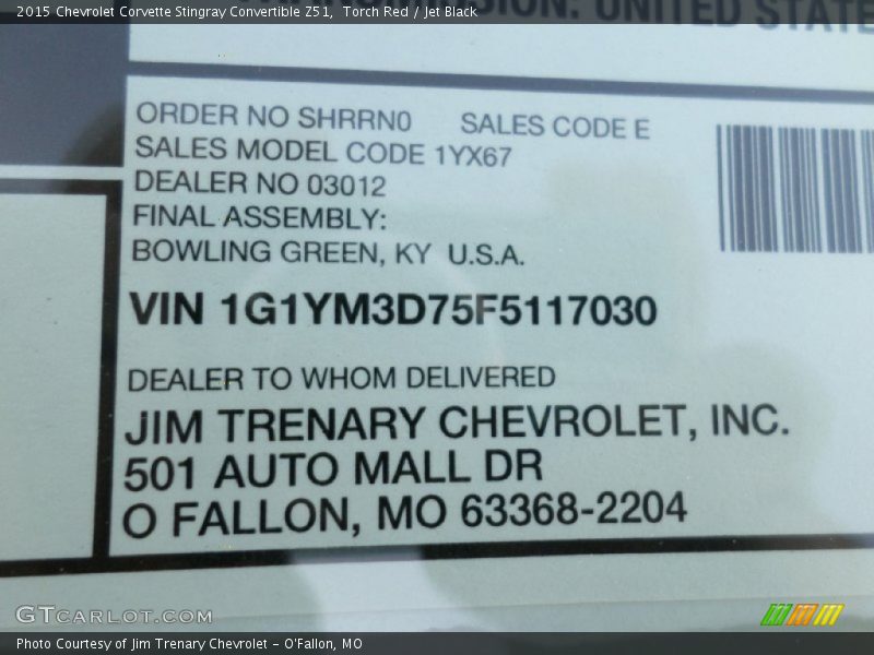 Torch Red / Jet Black 2015 Chevrolet Corvette Stingray Convertible Z51