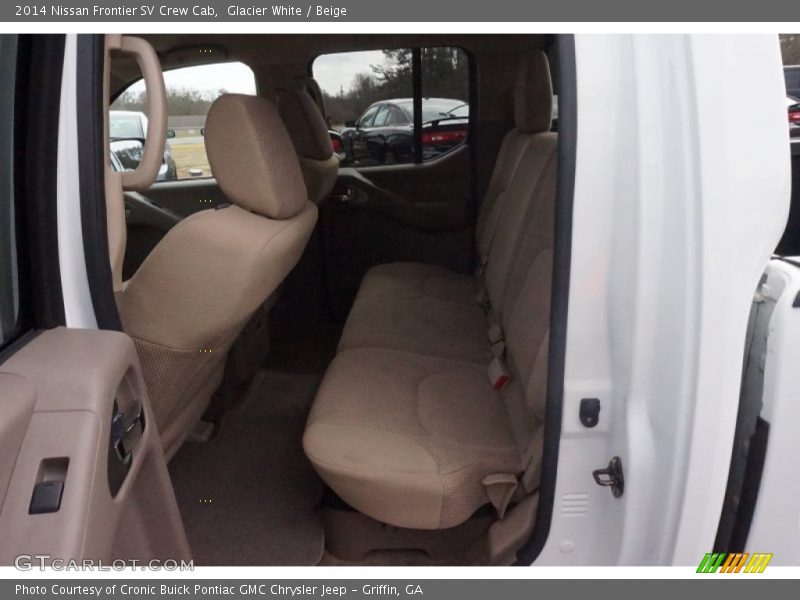 Glacier White / Beige 2014 Nissan Frontier SV Crew Cab