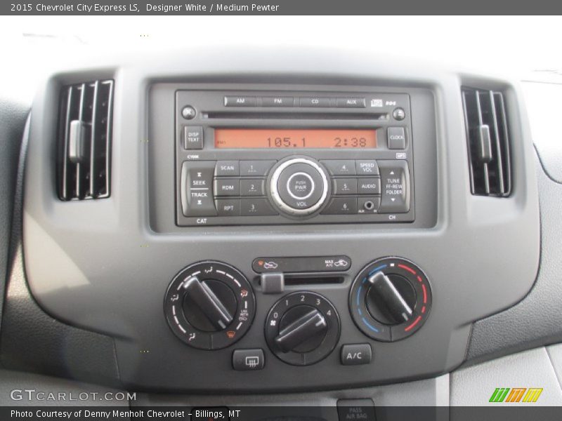 Designer White / Medium Pewter 2015 Chevrolet City Express LS