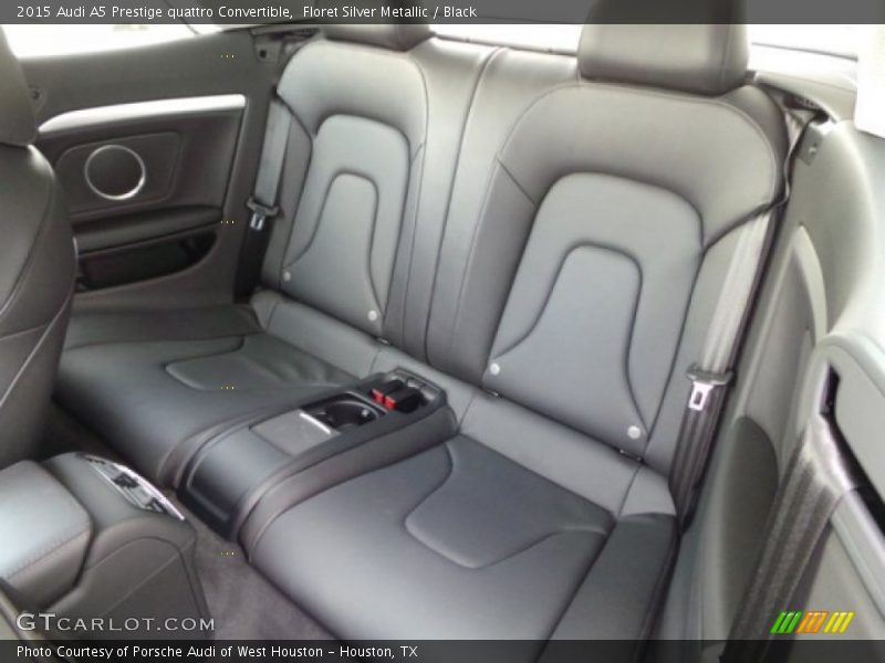 Floret Silver Metallic / Black 2015 Audi A5 Prestige quattro Convertible