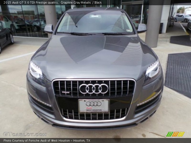 Graphite Gray Metallic / Black 2015 Audi Q7 3.0 TDI Prestige quattro