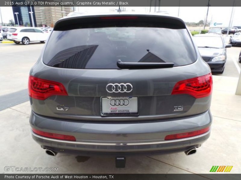 Graphite Gray Metallic / Black 2015 Audi Q7 3.0 TDI Prestige quattro