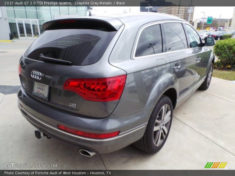 Graphite Gray Metallic / Black 2015 Audi Q7 3.0 TDI Prestige quattro