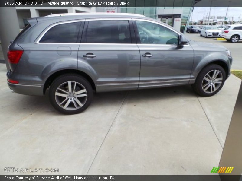 Graphite Gray Metallic / Black 2015 Audi Q7 3.0 TDI Prestige quattro
