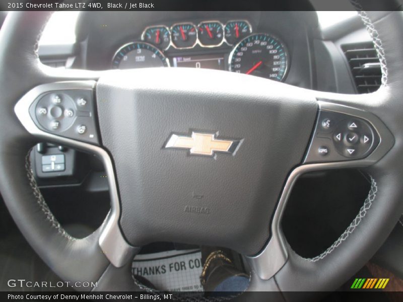 Black / Jet Black 2015 Chevrolet Tahoe LTZ 4WD