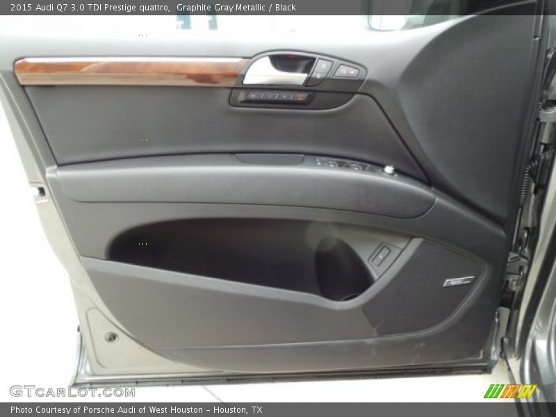 Graphite Gray Metallic / Black 2015 Audi Q7 3.0 TDI Prestige quattro
