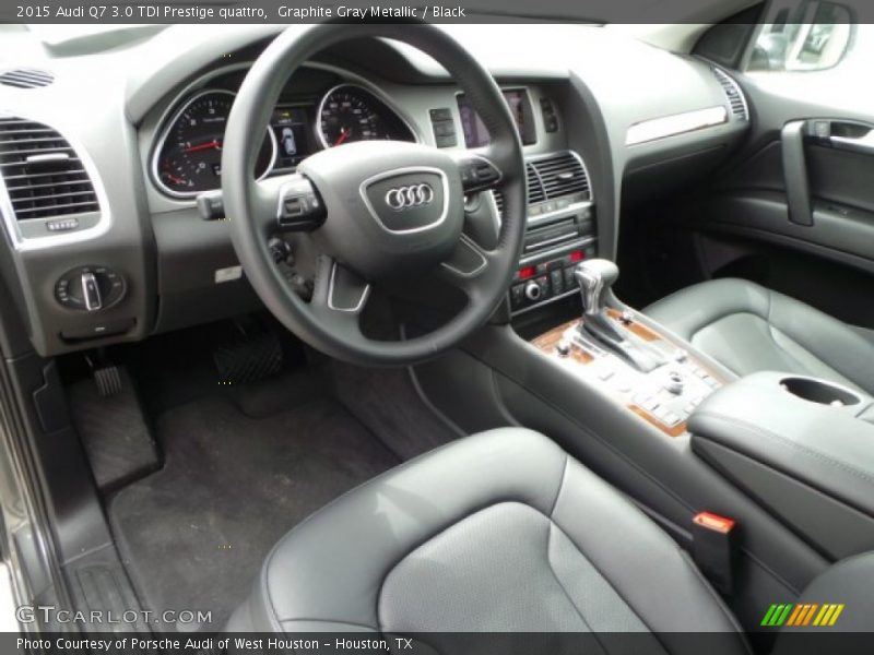 Black Interior - 2015 Q7 3.0 TDI Prestige quattro 
