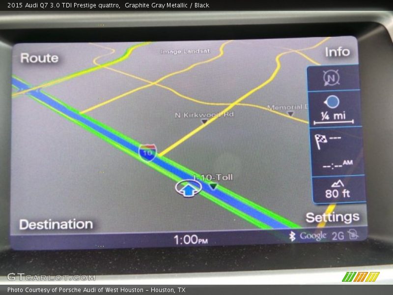 Navigation of 2015 Q7 3.0 TDI Prestige quattro