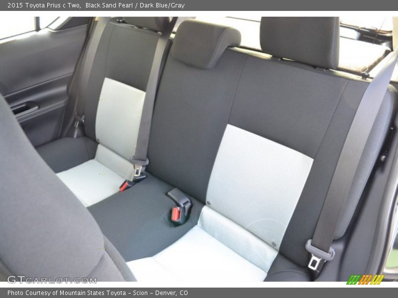 Black Sand Pearl / Dark Blue/Gray 2015 Toyota Prius c Two