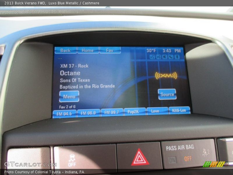 Luxo Blue Metallic / Cashmere 2013 Buick Verano FWD