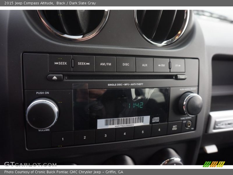 Black / Dark Slate Gray 2015 Jeep Compass Altitude