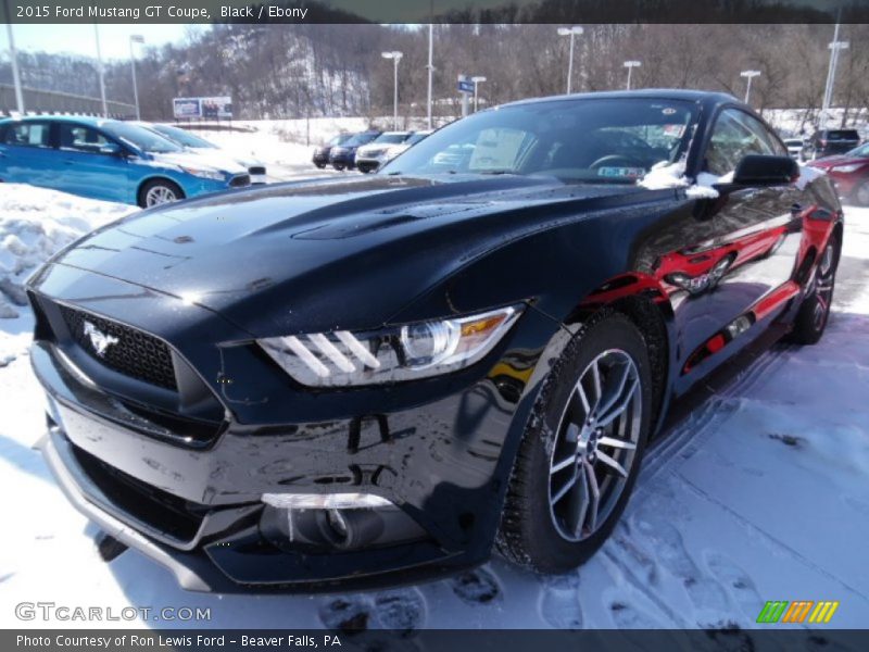 Black / Ebony 2015 Ford Mustang GT Coupe