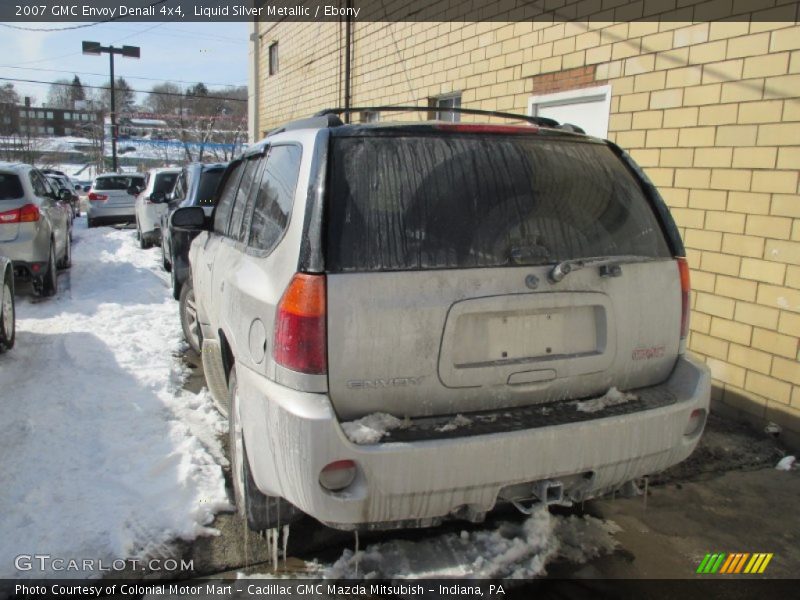 Liquid Silver Metallic / Ebony 2007 GMC Envoy Denali 4x4