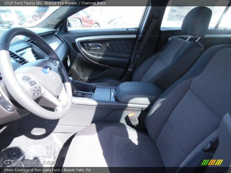 Bronze Fire Metallic / Charcoal Black 2015 Ford Taurus SEL