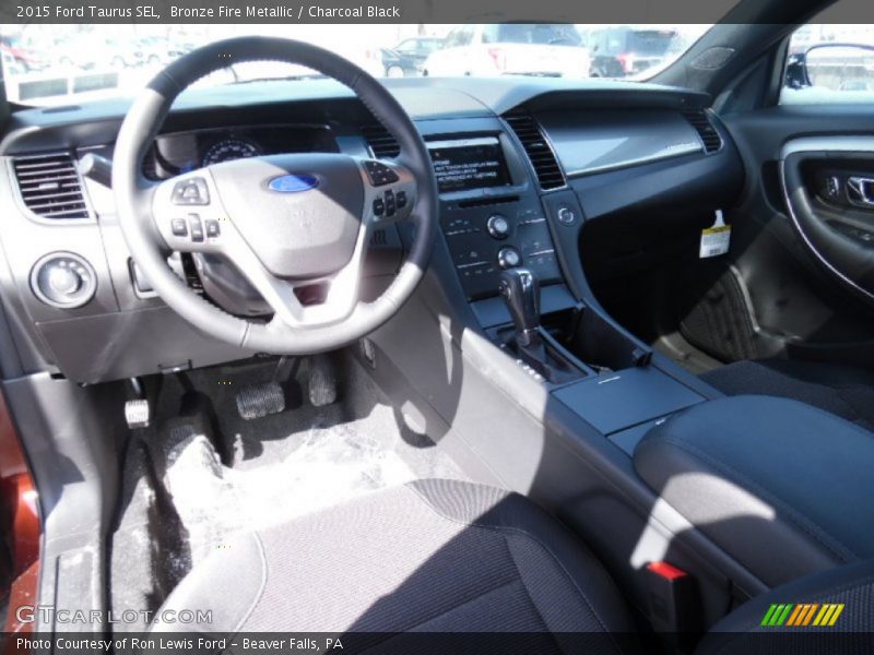 Bronze Fire Metallic / Charcoal Black 2015 Ford Taurus SEL