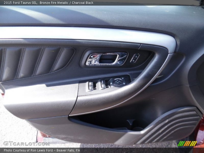 Bronze Fire Metallic / Charcoal Black 2015 Ford Taurus SEL