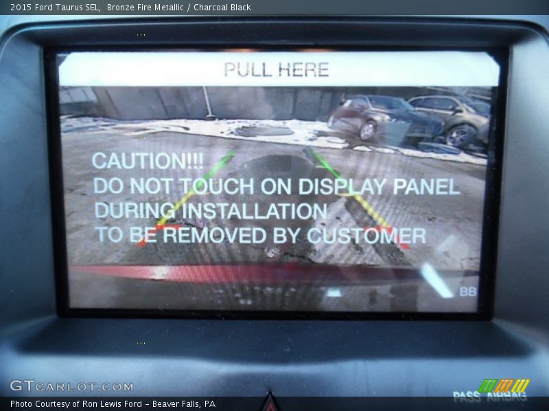 Bronze Fire Metallic / Charcoal Black 2015 Ford Taurus SEL