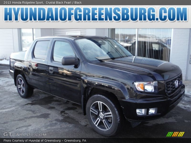 Crystal Black Pearl / Black 2013 Honda Ridgeline Sport