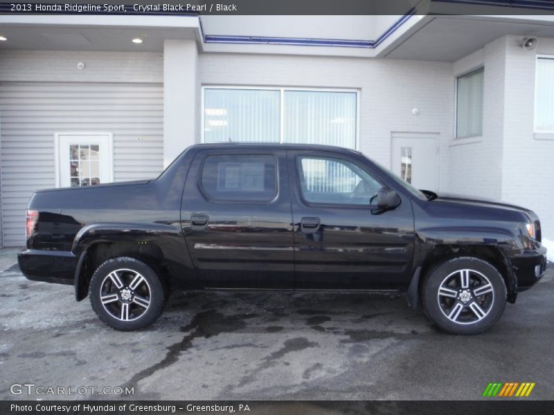 Crystal Black Pearl / Black 2013 Honda Ridgeline Sport