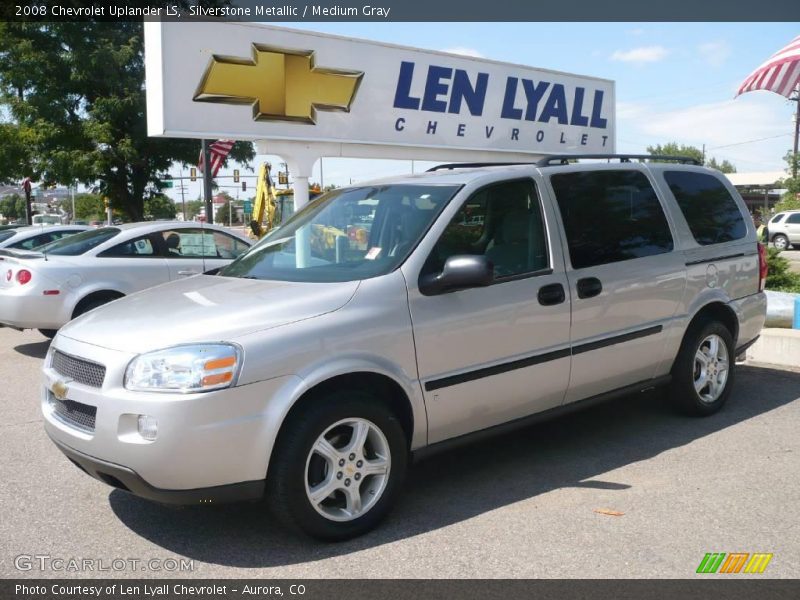 Silverstone Metallic / Medium Gray 2008 Chevrolet Uplander LS