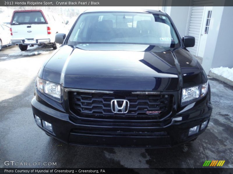 Crystal Black Pearl / Black 2013 Honda Ridgeline Sport