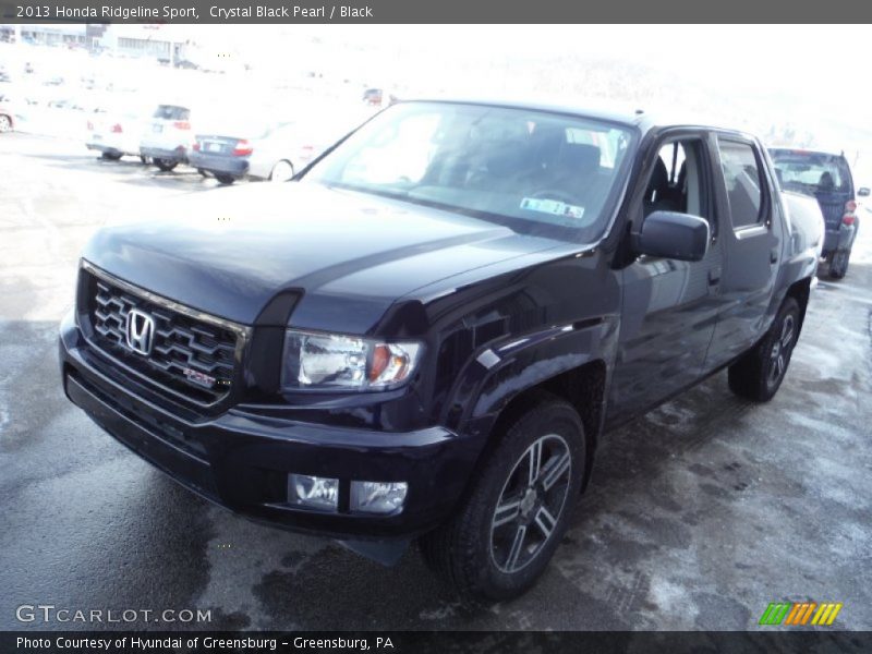 Crystal Black Pearl / Black 2013 Honda Ridgeline Sport