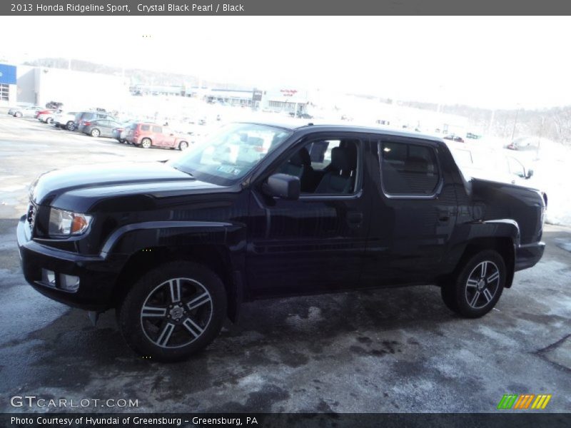 Crystal Black Pearl / Black 2013 Honda Ridgeline Sport