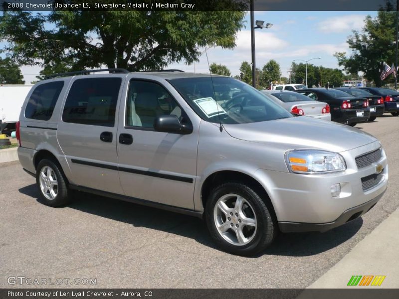 Silverstone Metallic / Medium Gray 2008 Chevrolet Uplander LS