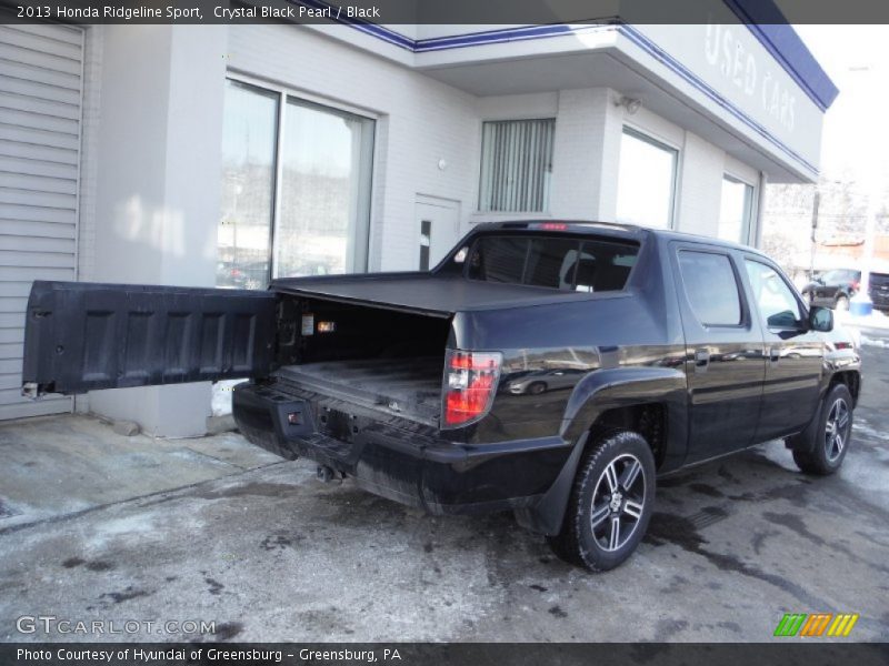 Crystal Black Pearl / Black 2013 Honda Ridgeline Sport